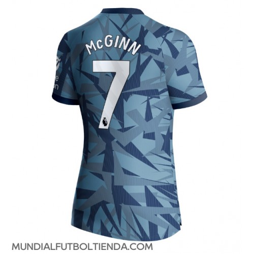 Camiseta Aston Villa John McGinn #7 Tercera Equipación Replica 2023-24 para mujer mangas cortas